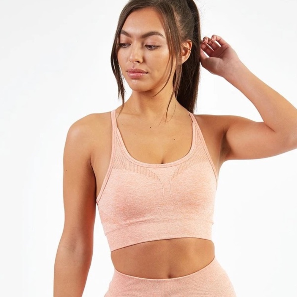 NWOT✨ Abyl Motion Seamless Bra in Peach Marl
